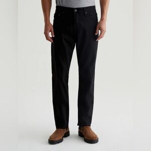 AG Adriano Goldschmied Men’s The Graduate Tailored Leg Black Jean • 32x32